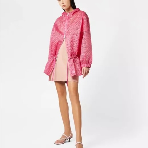 Tod’s Pink Windbreaker Size 40 - Picture 5 of 6